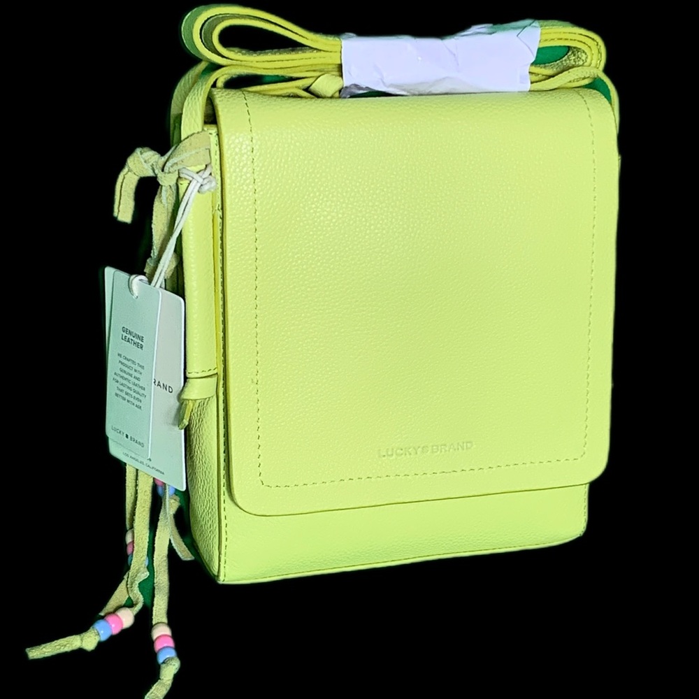 LUCKY BRAND Crossbody Bag -Sunny Lime NWT